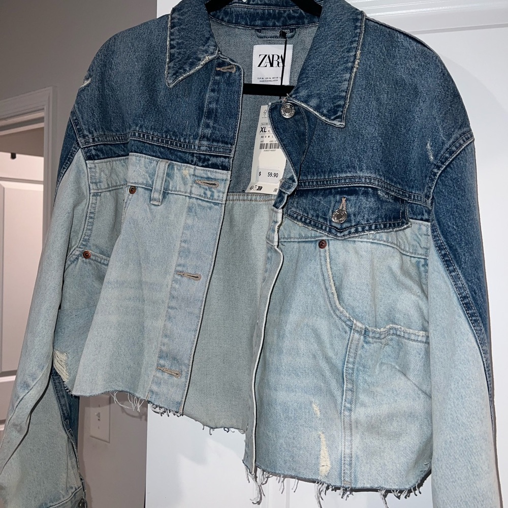 BRAND NEW! Zara Blue Denim Jacket